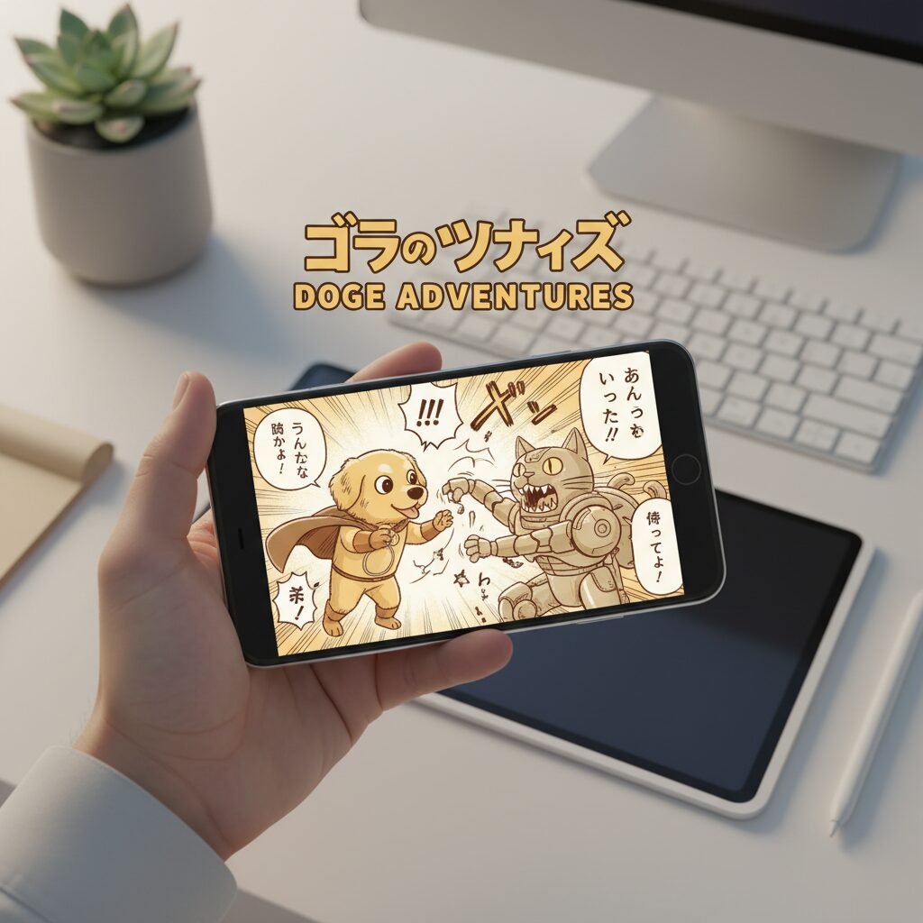 AIで漫画を制作しInstagramでフォロワーを増やすイメージ図