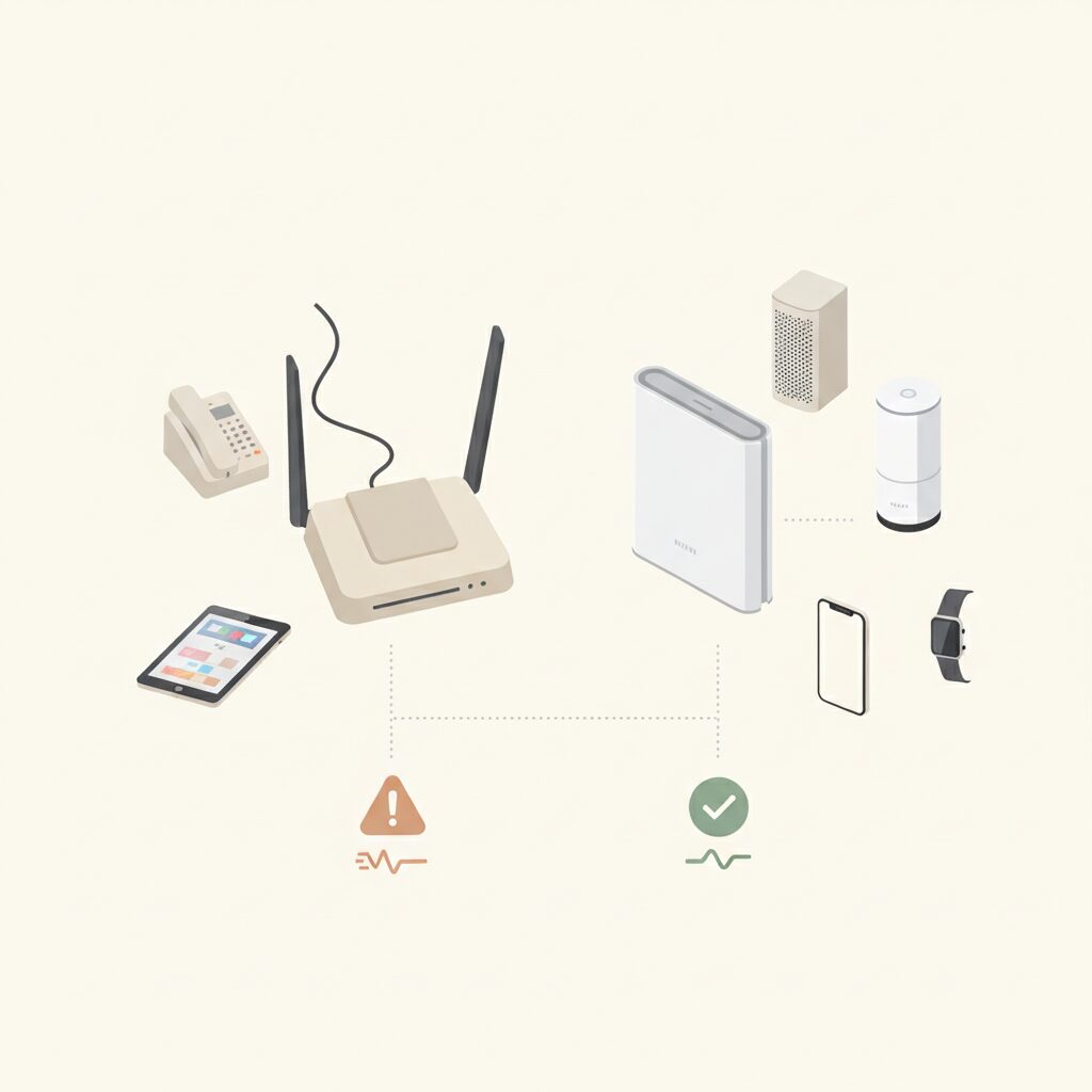 Wi-Fiルーターの寿命と買い替え判断のイメージ画像