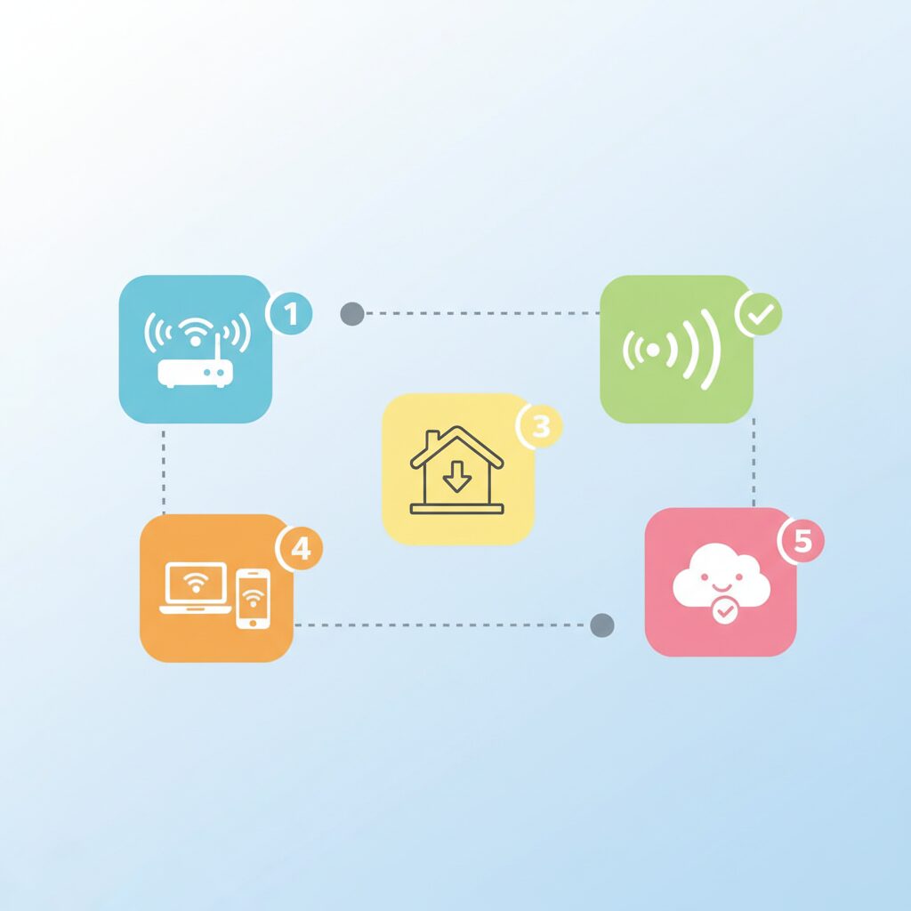 Wi-Fi買い替え前の確認ポイントを示すイメージ画像